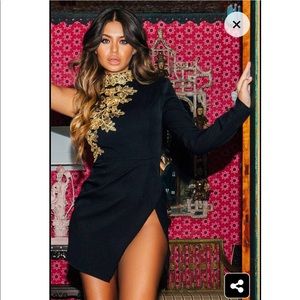 Pretty Little Thing One Sleeve Mini Dress